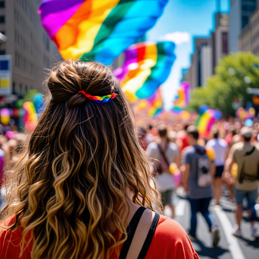 A Moment of Pride: Capturing Joy and Hope in a Crowd