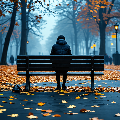 Autumn Solitude: A Moment of Contemplation