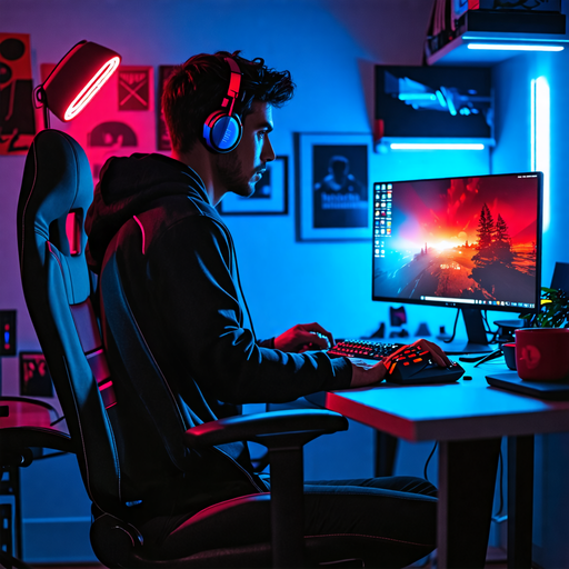 Immersed in the Game: A Gamer’s Sanctuary