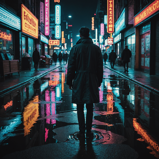 Lost in the Neon Glow: A City Night’s Mystery