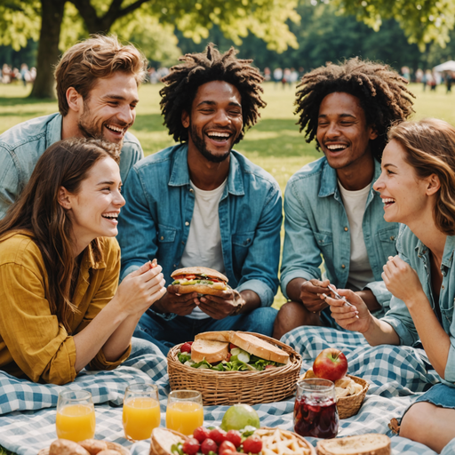 Friends, Food, and Laughter: A Perfect Picnic Day