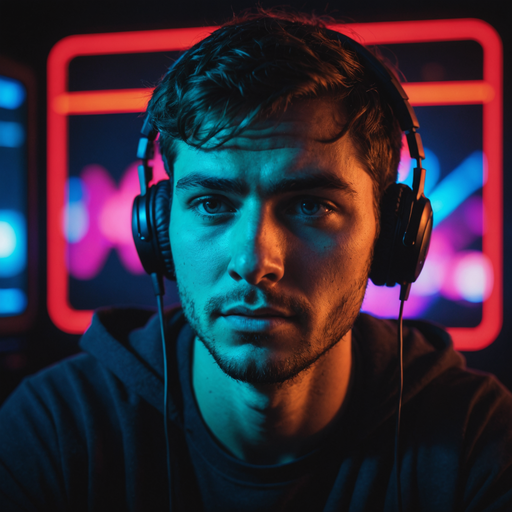 Lost in the Neon Glow: A Hacker’s Focus