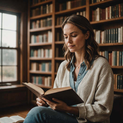 Finding Peace in the Pages: A Moment of Tranquility in the Library