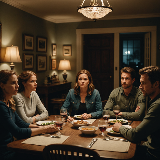 A Dinner Party Gone Wrong: Tension and Mystery at the Table