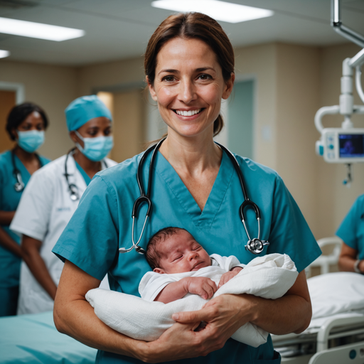 A Moment of Joy in the Delivery Room