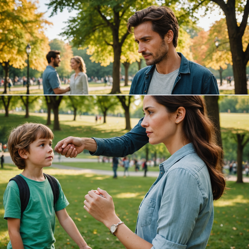 A Moment of Connection in the Park