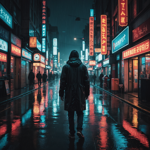 Neon Shadows: A City Drenched in Mystery