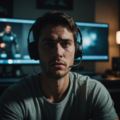 The Intensity of Focus: A Gamer’s Determination