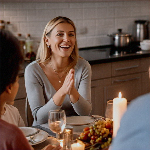 Laughter and Love Fill the Dinner Table