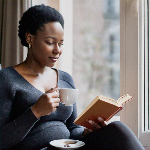 A Moment of Tranquility: Cozy Reading by the Window