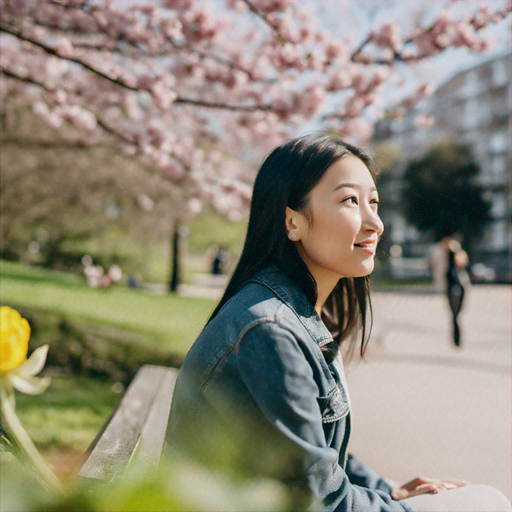 Finding Serenity Amidst the Blossoms