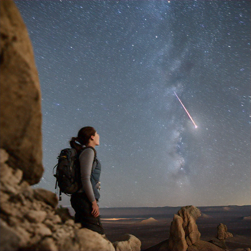 A Moment of Wonder Under the Milky Way