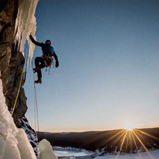 Silhouetted Against the Sunset: A Climber’s Descent into Serenity