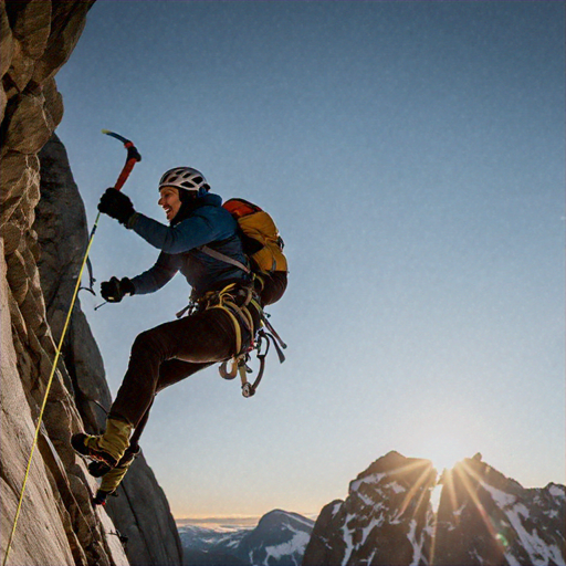 Conquering the Summit: A Climber’s Moment of Triumph