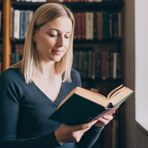 Lost in the Pages: A Moment of Tranquility in the Library