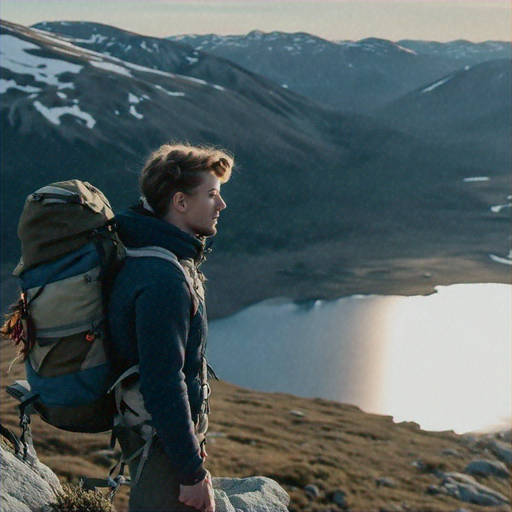 A Moment of Solitude on the Mountaintop