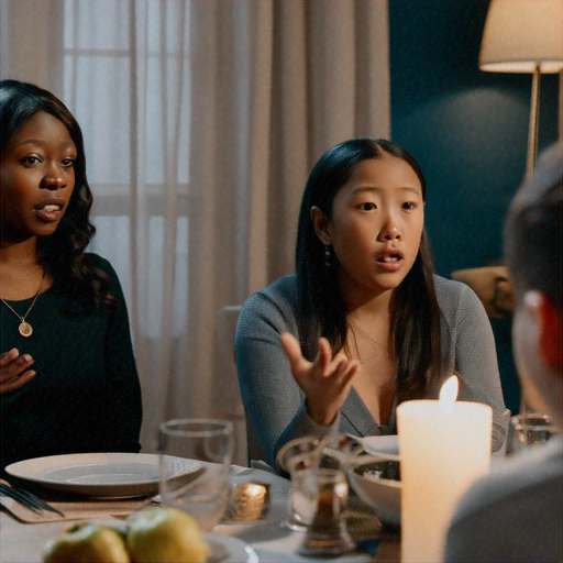 A Moment of Truth: Two Women Share a Tense Conversation