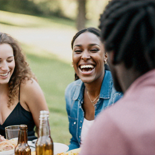 Laughter and Camaraderie: Capturing the Joy of a Shared Meal