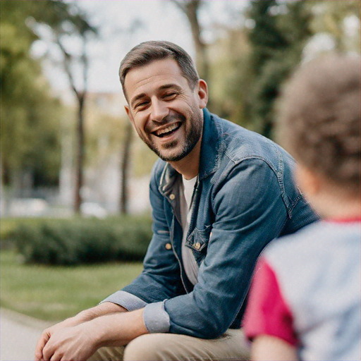 Laughter in the Park: A Moment of Joy Captured