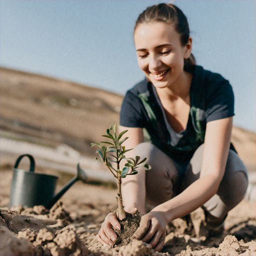 Planting Seeds of Hope: A Moment of Joy in Nature