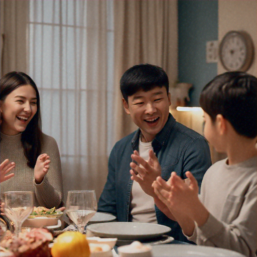 The Joy of Family Meals: A Moment of Shared Laughter and Love