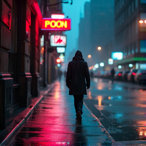 Lost in the Neon Rain