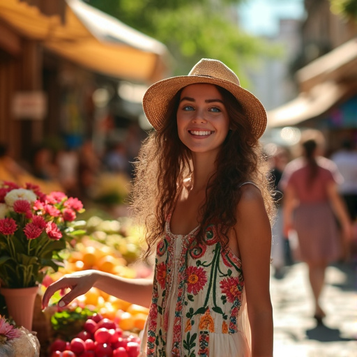 Summer Smiles in the Market