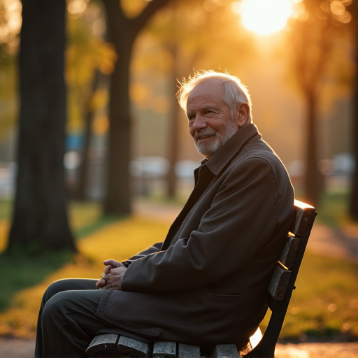 Golden Hour Reflections: A Moment of Serenity in the Park