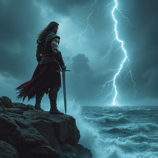 Lone Warrior Faces the Storm