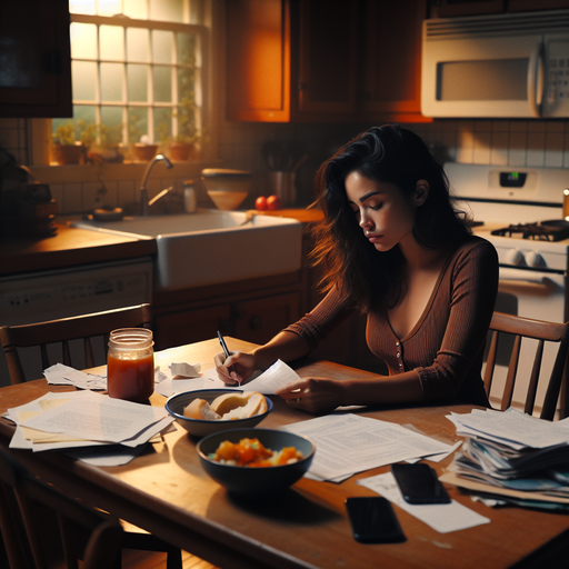 Contemplation in a Cluttered Kitchen