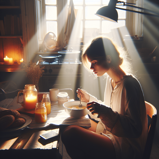 Sun-Kissed Serenity: A Moment of Tranquility in the Kitchen