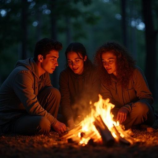 Campfire Tales: Intimacy and Adventure Under the Stars