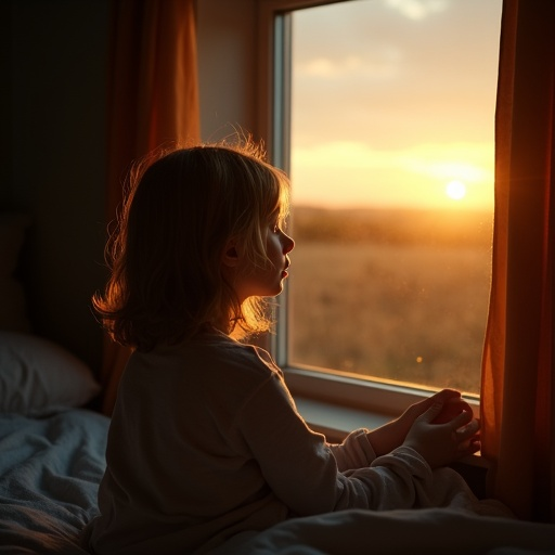 Silhouetted Serenity: A Moment of Peace at Sunset