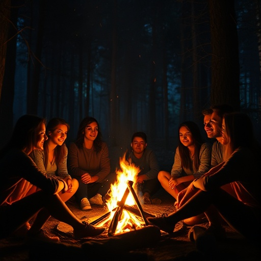 Campfire Tales: A Night of Friendship and Adventure