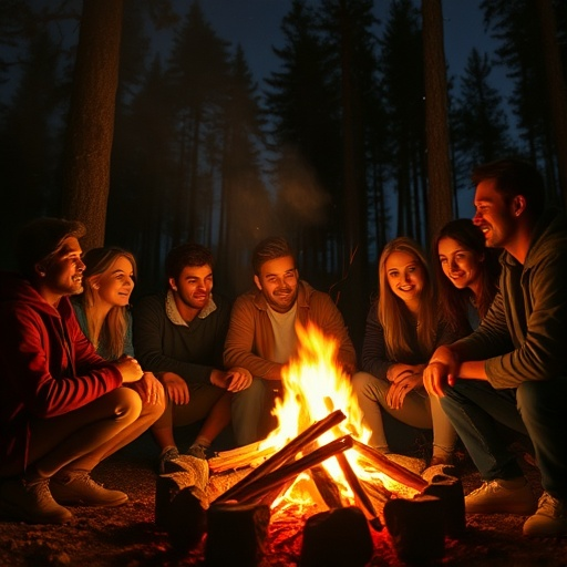 Campfire Tales: A Cozy Gathering Under the Stars