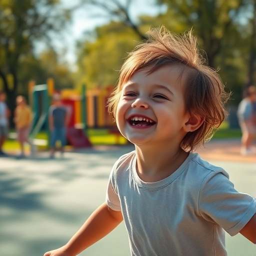 Pure Joy in a Playground Moment