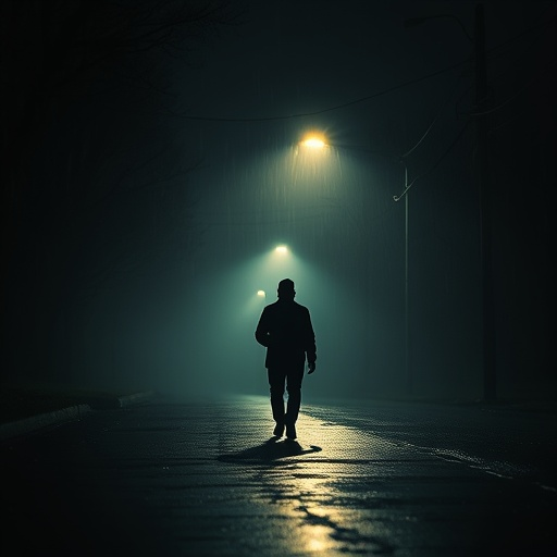 Lost in the Fog: A Silhouette of Solitude