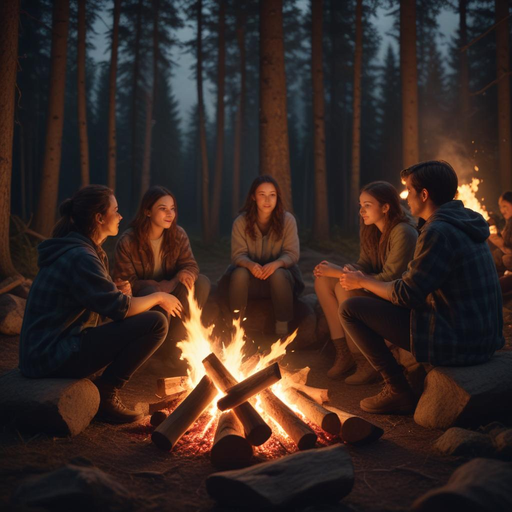 Campfire Tales: A Night of Laughter and Mystery