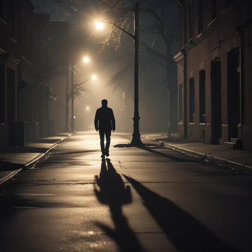 Lost in the Fog: A Man’s Solitary Journey