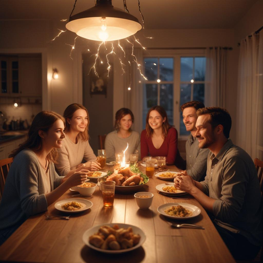 Warmth and Laughter Fill the Table