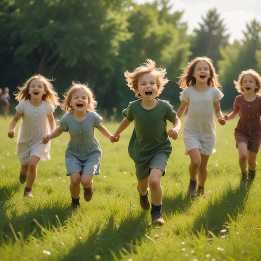 Sun-Kissed Laughter: Capturing the Joy of Childhood