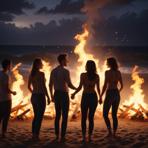 Bonfire Night with Friends: A Warm and Festive Gathering