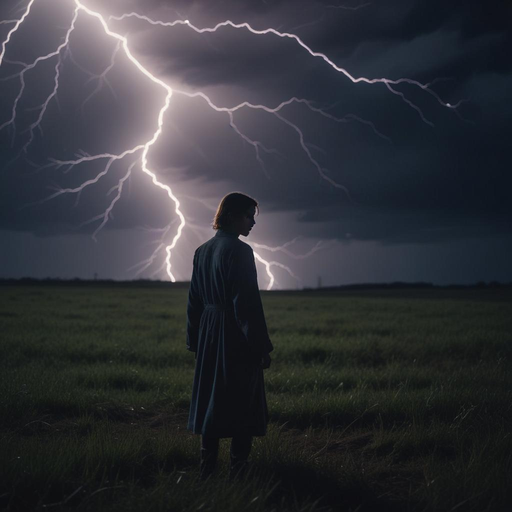 Silhouetted Against the Storm