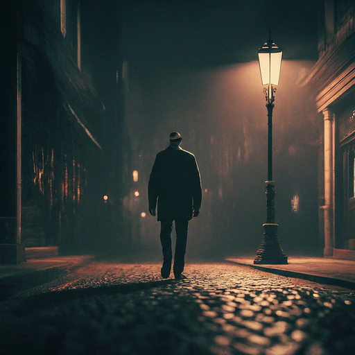 Shadows and Secrets: A Lonely Walk in the Night