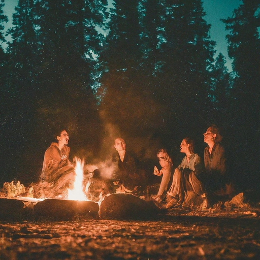 Campfire Tales: A Night of Laughter and Warmth