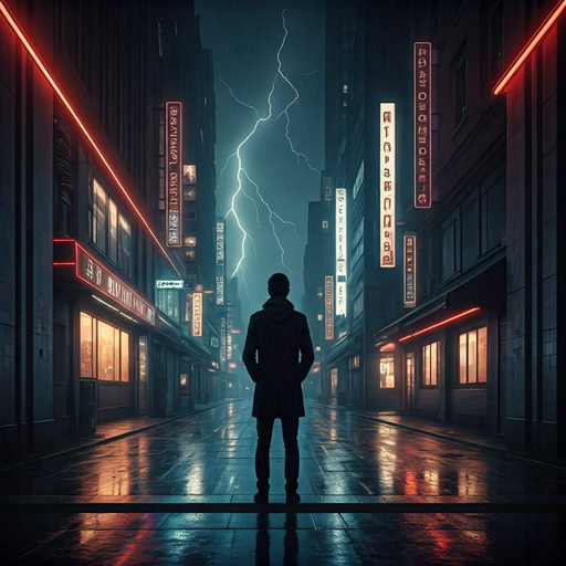 Lost in the Neon Storm