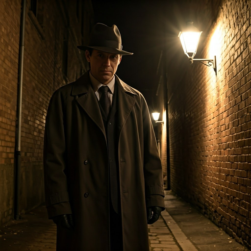 Shadows and Secrets: A Noir Tale Unfolds in the Alleyway