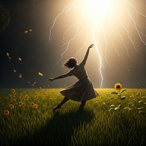 Dancing with Lightning: A Moment of Hope and Wonder