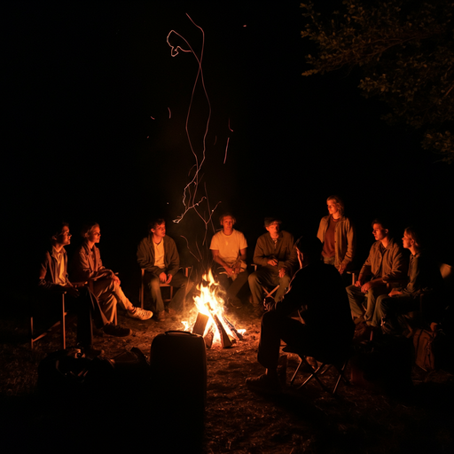 Campfire Tales: Intimacy and Mystery Under the Stars