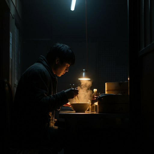 Lost in the Shadows, Finding Comfort in a Bowl